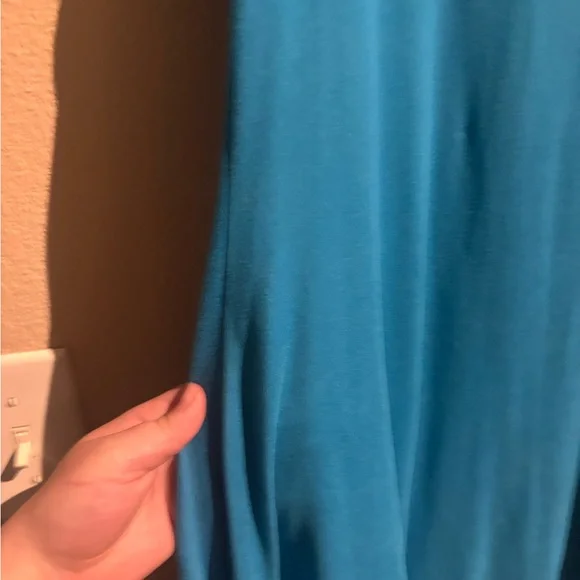 24seven Comfort Apparel Sleeveless Fit and Flare Skater Dress Sapphire Medium - Picture 6 of 10